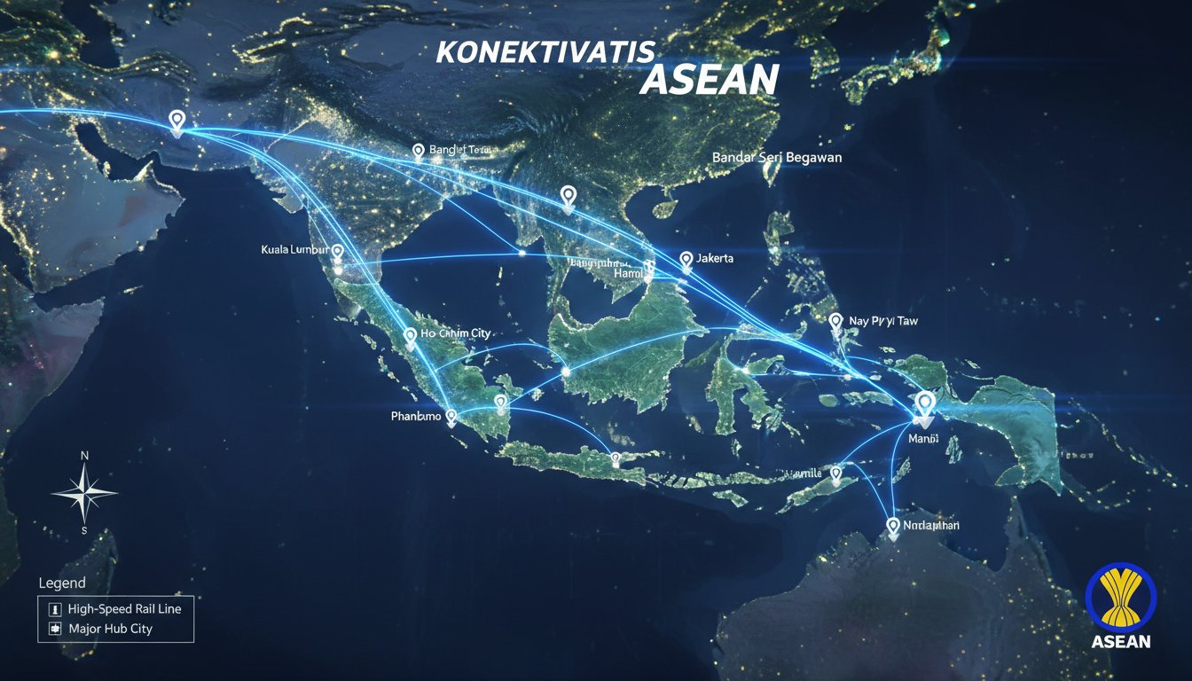 Masa Depan Konektivitas ASEAN: Visi Kereta Cepat Lintas Batas