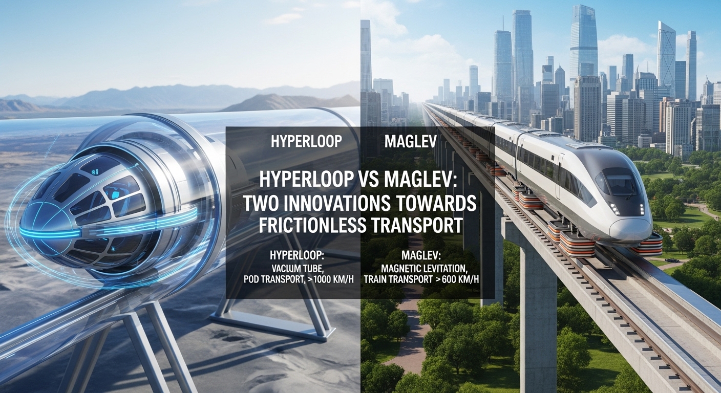 Hyperloop vs Maglev: Dua Inovasi Menuju Transportasi Tanpa Gesekan