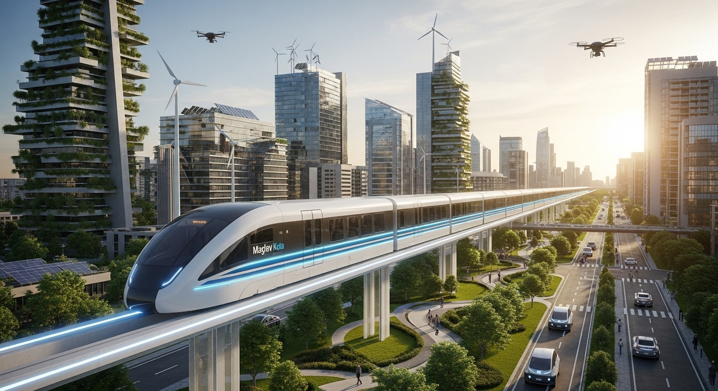 Maglev Kota: Transportasi Perkotaan Ramah Lingkungan Masa Depan