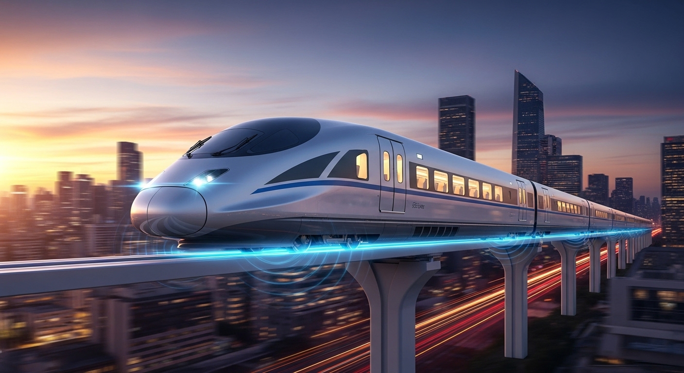Teknologi Maglev: Revolusi Kereta Cepat Tanpa Roda yang Melayang di Udara
